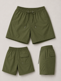 Men's Essential Swim Shorts - Olive Green