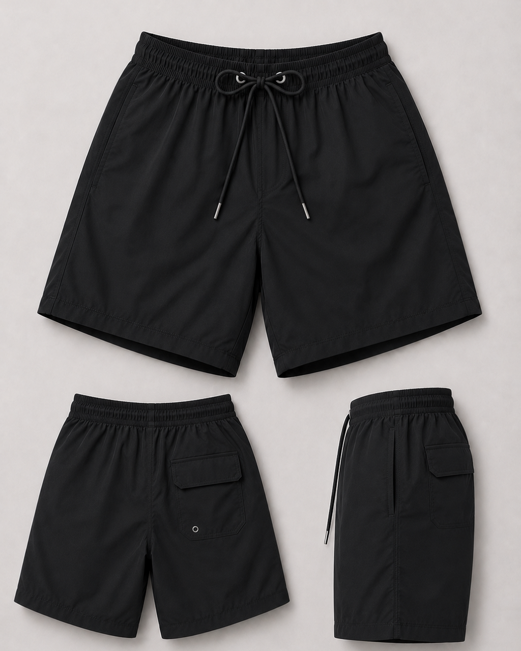 Men's Essential Swim Shorts - Black