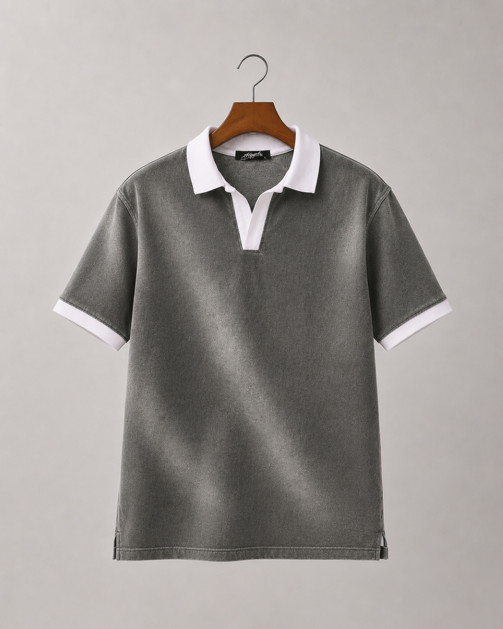 Light-Gray Jeans Polo