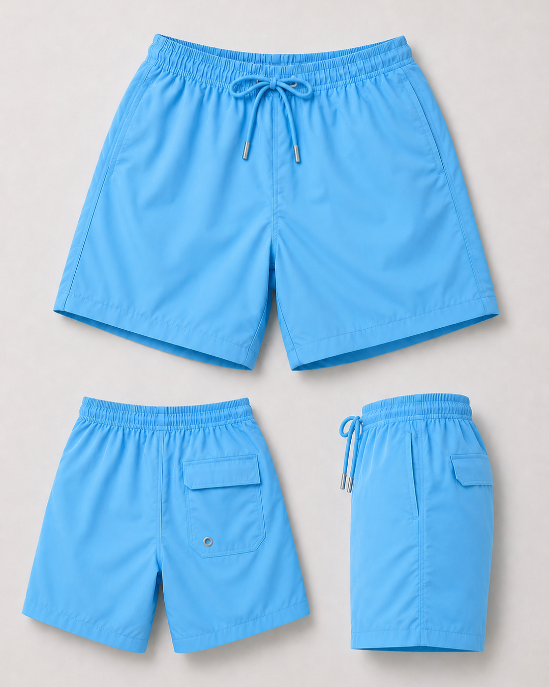 Men's Essential Swim Shorts - Sky Blue