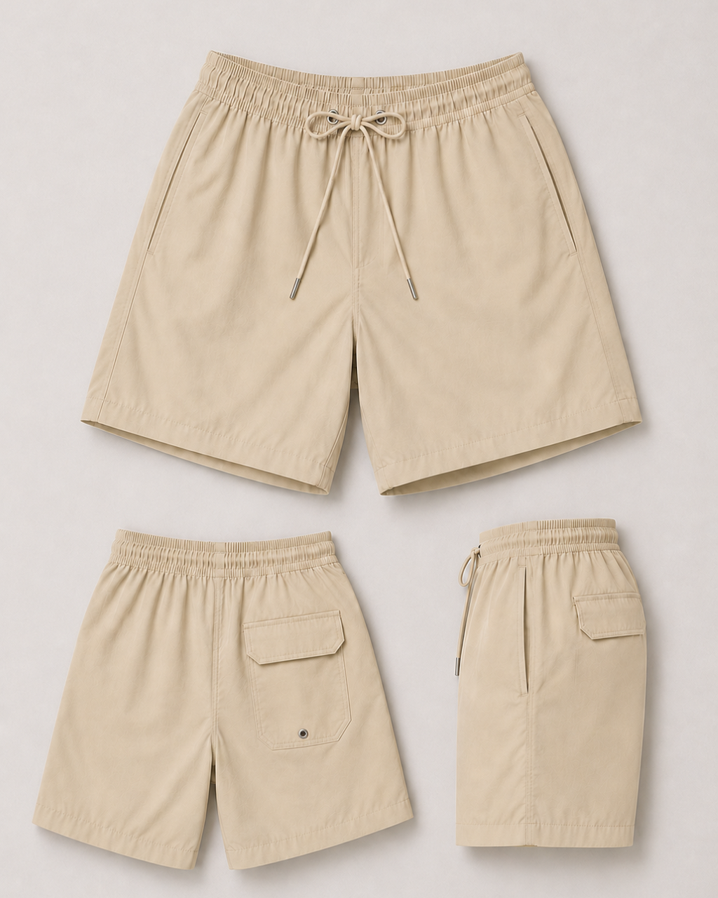 Men's Essential Swim Shorts - Biege