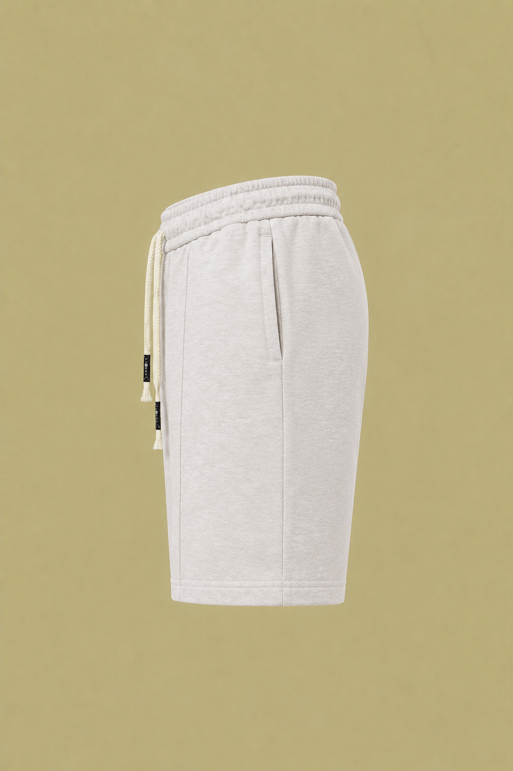 Premium Fleece Sweat Shorts – Light Grey