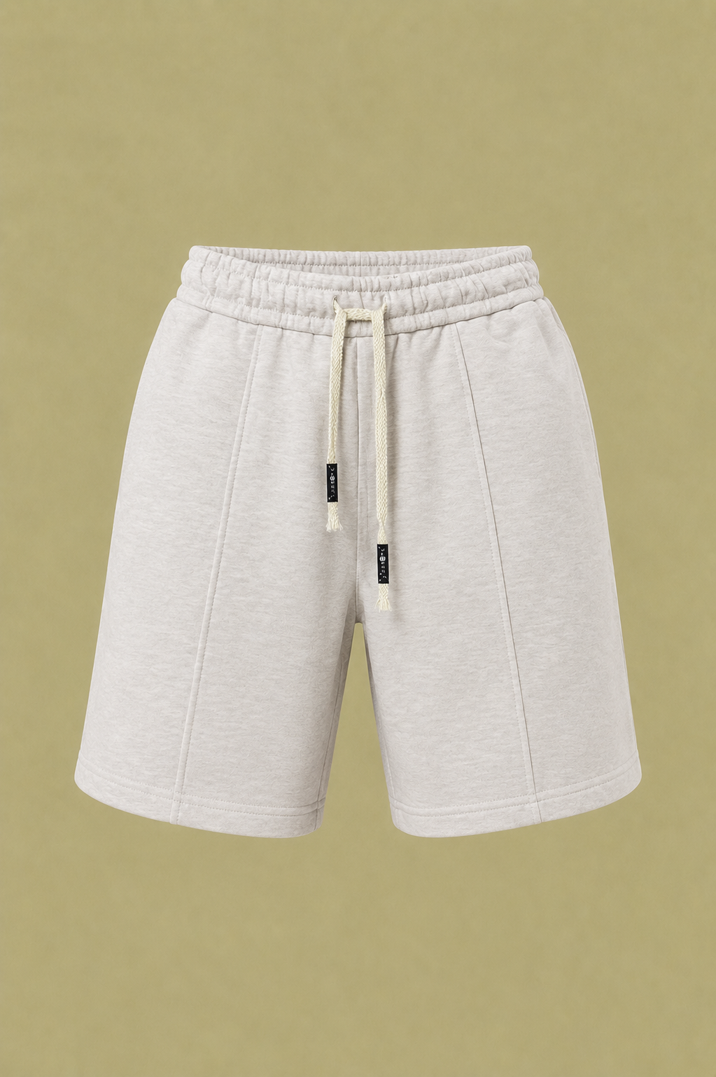 Premium Fleece Sweat Shorts – Light Grey