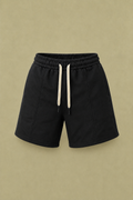 Premium Fleece Sweat Shorts – Black