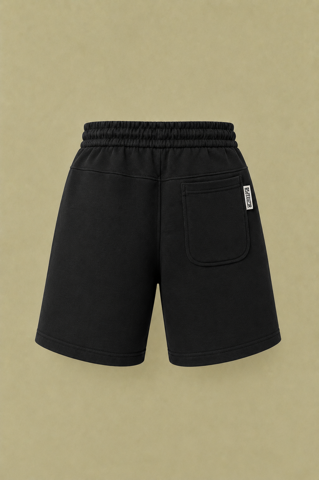 Premium Fleece Sweat Shorts – Black