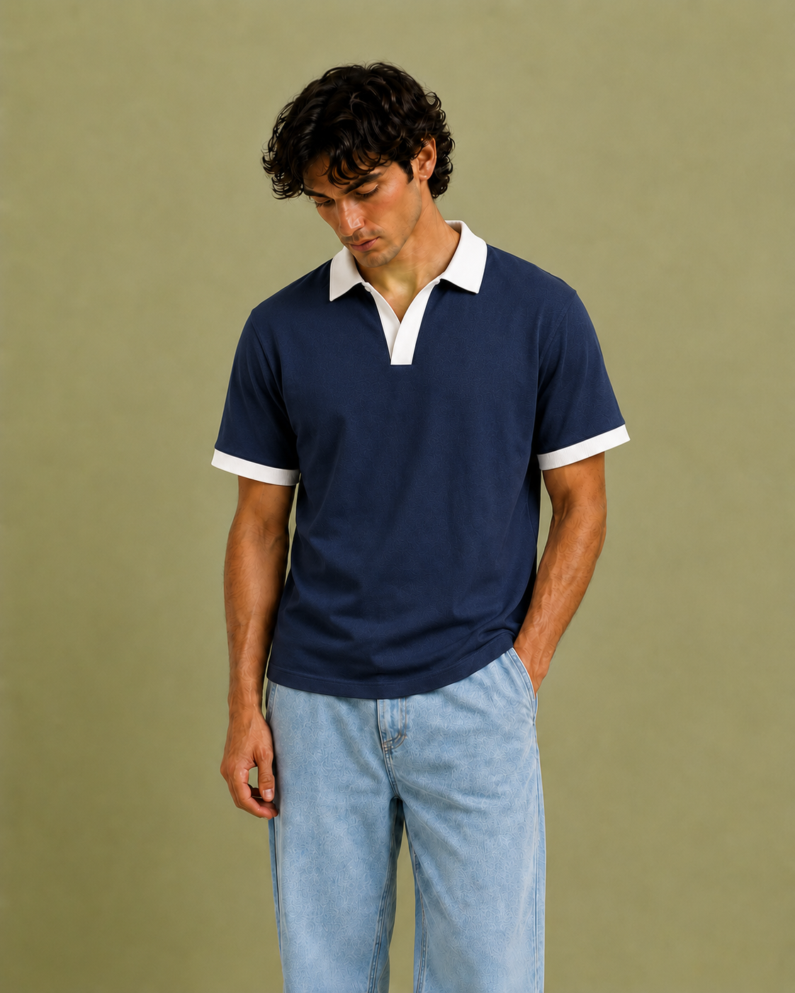 Navy Midnight Edge Polo