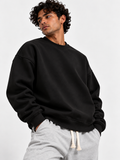Essential Crewneck Sweatshirt – Black